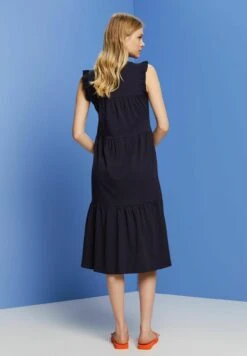 Edc By Esprit Printed - Jurk - Navy -Esprit 3ba8cff85e5b4d60948b580ec2827273