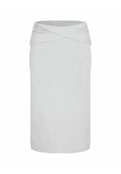 ESPRIT Gerippter Metallic Mit Twist-Effekt - Kokerrok - Silver -Esprit 3c77106884124e948bbd95e1fec04300