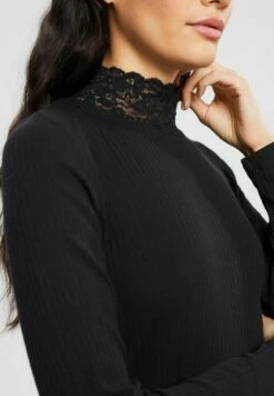 ESPRIT Longsleeve Mit Spitzenkragen - Longsleeve - Black -Esprit 3f0cae44a8bd472b85e2fc6ff18a4823