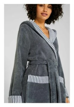 ESPRIT Mit Streifen - Badjas - Grey Steel 10 ESPRIT Mit Streifen - Badjas - Grey Steel -Esprit 3fa8f148f9504edca48da582e6783444