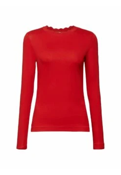 ESPRIT Mit Muschelkante Am Ausschnitt - Longsleeve - Dark Red -Esprit 3fc5be25c4264e978f489eec8ab299c6
