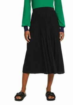 ESPRIT Plissierter- A-Lijn Rok - Black -Esprit 3fe192c9bcaa44b1b7ba4d9be4a82e99