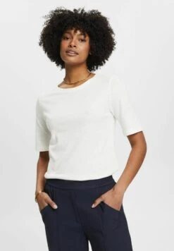 ESPRIT T-Shirt Basic - Off White