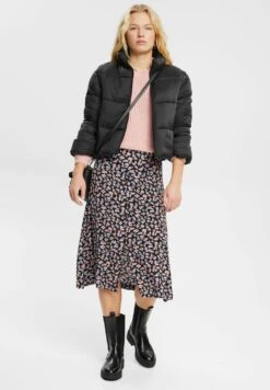 ESPRIT Gemusterter - A-Lijn Rok - New Black 12 ESPRIT Gemusterter - A-Lijn Rok - New Black -Esprit 41db7752fde84406a853b2fc3938f033