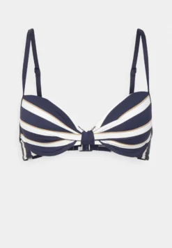ESPRIT Brela Beach Padded Plunge Bra Stripe - Bikinitop - Navy -Esprit 43560a46890944cfbfd866f62d4d293b scaled