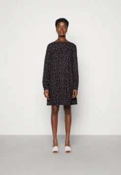 Edc By Esprit Easy Care Dress - Jurk - Black