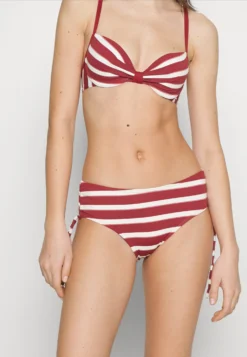 ESPRIT Brela Beach Mid Waist Brief - Bikinibroekje - Dark Red