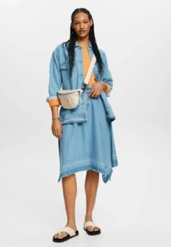 ESPRIT Asymmetrischer - A-Lijn Rok - Blue Light Washed -Esprit 48084c5005b0403cb9f8d2b19b732086