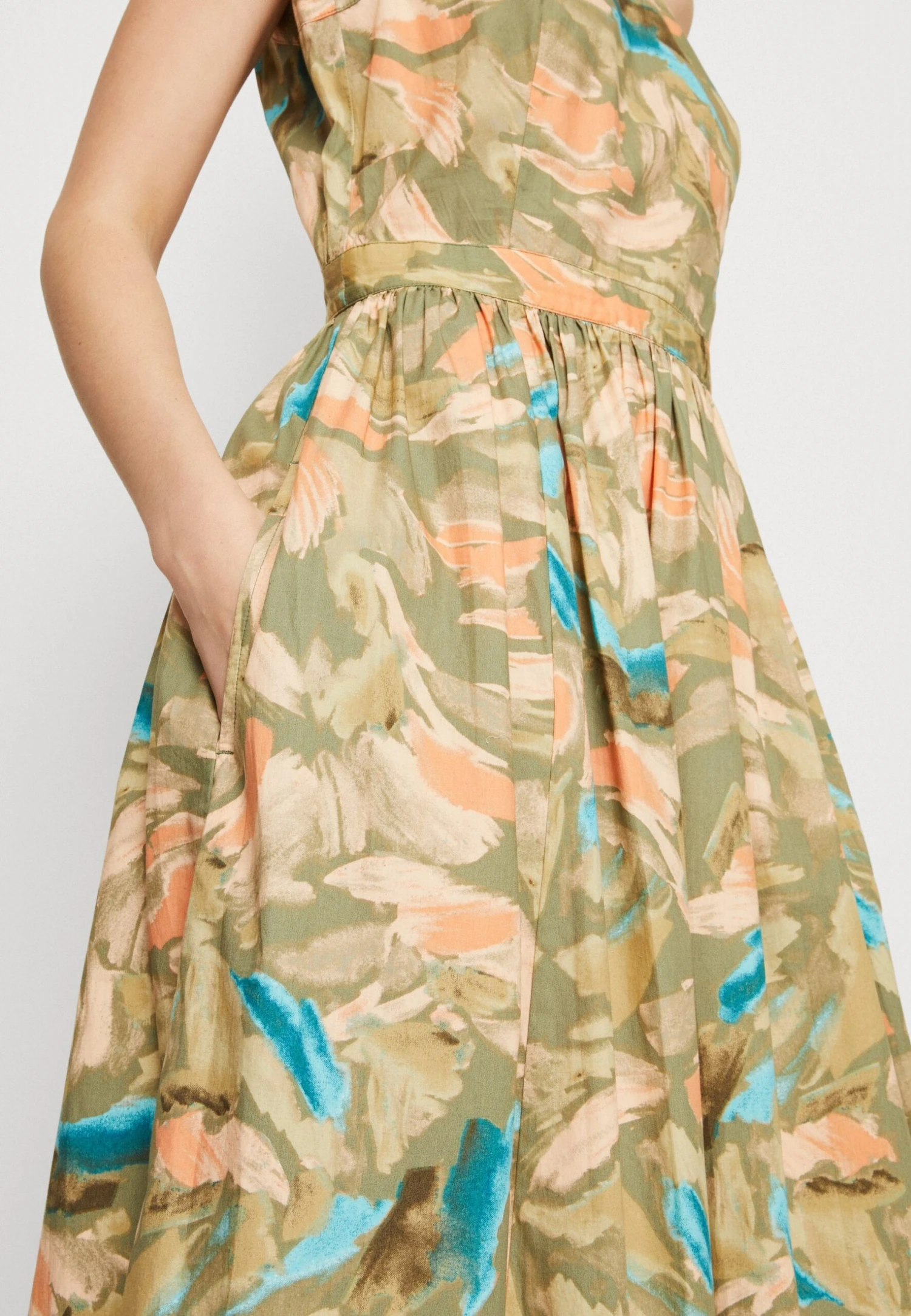 ESPRIT Dress - Jurk - Light Khaki 6 ESPRIT Dress - Jurk - Light Khaki - Afbeelding 6