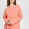 ESPRIT Longsleeve - Pyjamashirt - Coral