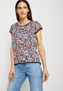 ESPRIT F Aop - T-Shirt Print - Navy -Esprit 4a4efdf2cb904e11b11d524ab0ad2a3b scaled