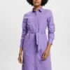 ESPRIT Mit Bindegürtel - Blousejurk - Purple