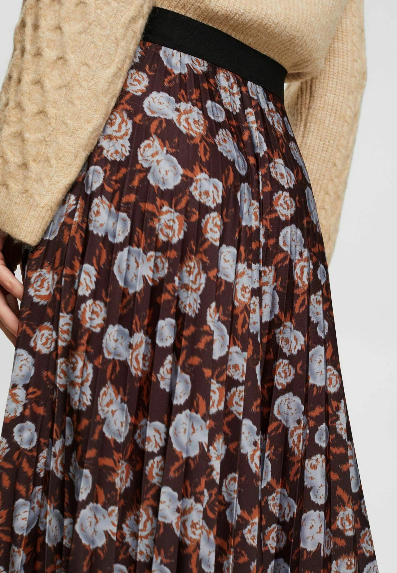 ESPRIT Gemusterter - A-Lijn Rok - Black 5 ESPRIT Gemusterter - A-Lijn Rok - Black - Afbeelding 5