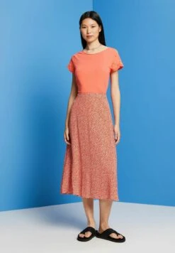 ESPRIT T-Shirt Print - Coral Orange -Esprit 4b632c7a51e04fe594551e52b6678795