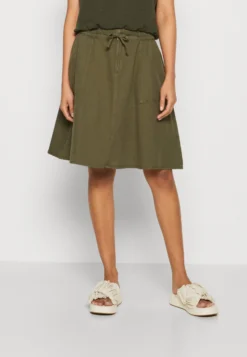 ESPRIT Skirt - A-Lijn Rok - Khaki Green