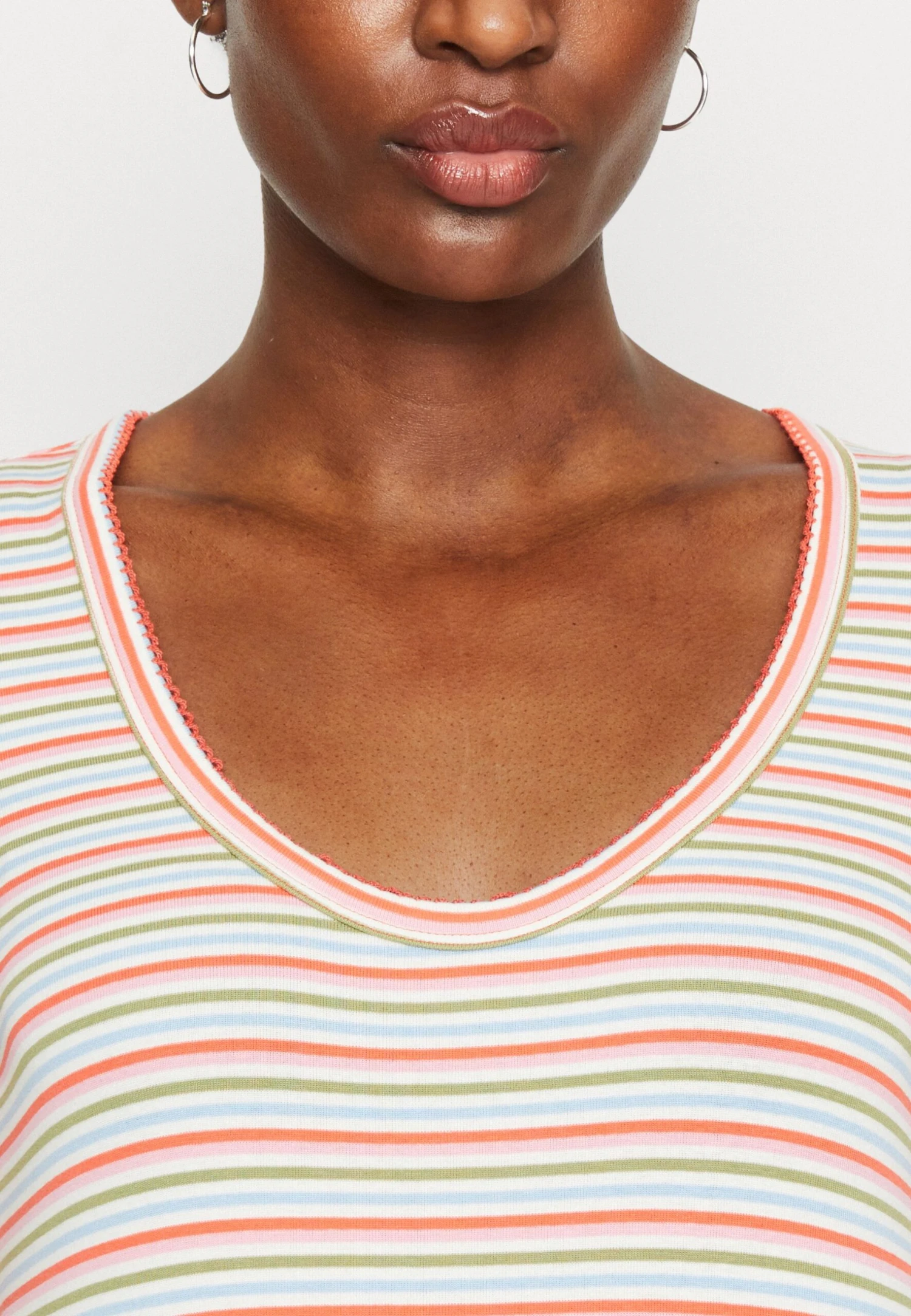 Edc By Esprit Key Shape - T-Shirt Print - Coral Orange 6 Edc By Esprit Key Shape - T-Shirt Print - Coral Orange - Afbeelding 6