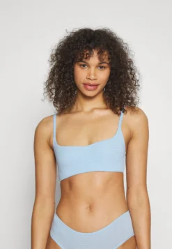 ESPRIT Jaquard Stripe K Par- Bikinitop - Pastel Blue