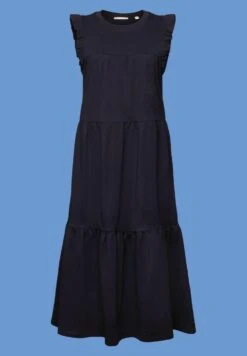 Edc By Esprit Printed - Jurk - Navy -Esprit 4e992d45783248c6b96ebfd131d8853b