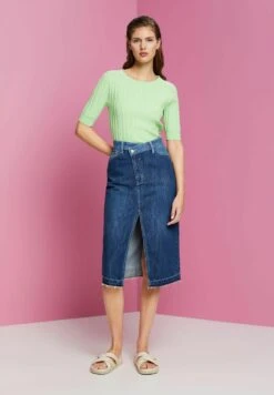 ESPRIT Kokerrok - Blue Dark Washed -Esprit 5190b73079bd445f8f5c3b4b8950d4b7