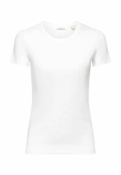ESPRIT Mit Rundhalsausschnitt - T-Shirt Basic - White -Esprit 52d8f4e62a2047a8a878c7a377125b82