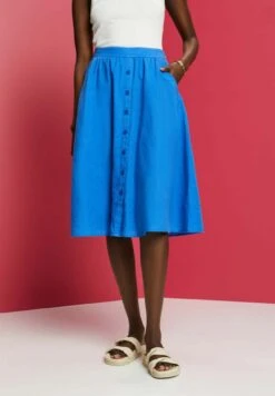 ESPRIT Light- A-Lijn Rok - Bright Blue -Esprit 54b6f8c80eca4d51be700466f5aa72f3