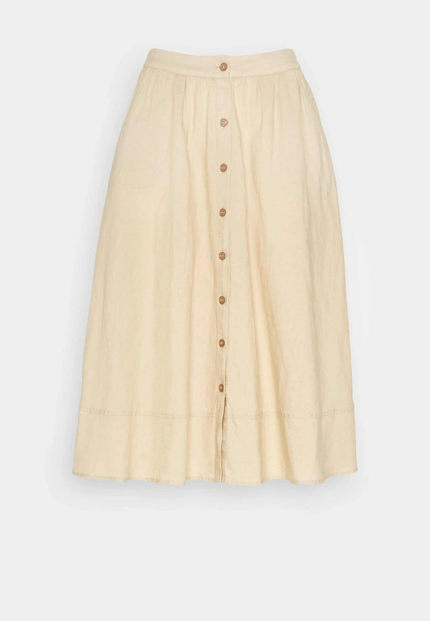 ESPRIT Buttoned Skirt - A-Lijn Rok - Sand 5 ESPRIT Buttoned Skirt - A-Lijn Rok - Sand - Afbeelding 5