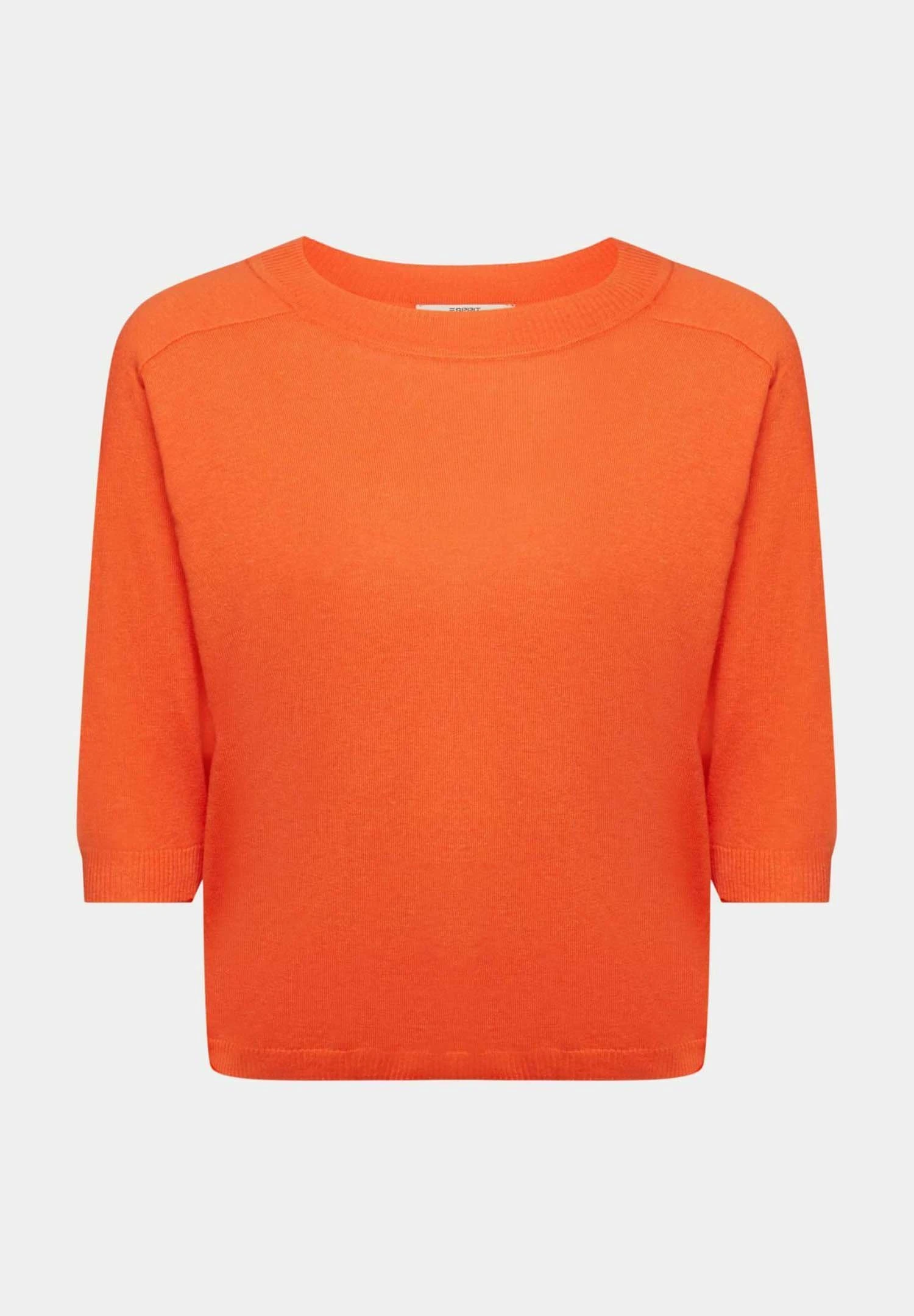 ESPRIT Sus Li Blend Te - T-Shirt Basic - Orange Red New 7 ESPRIT Sus Li Blend Te - T-Shirt Basic - Orange Red New - Afbeelding 7