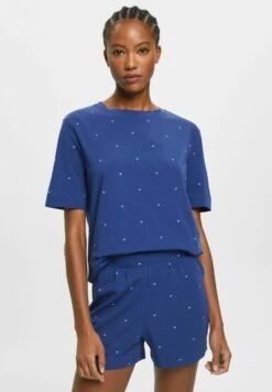 ESPRIT Mit Allover-Muster - Pyjama - Dark Blue