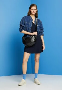 ESPRIT Gebreide Jurk - Navy -Esprit 58b5c7b0df854c368c88daa5cd8e9fa6