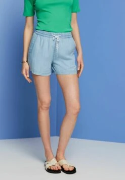 Edc By Esprit Jeansshort - Blue Bleached -Esprit 58c19da2f5584eb4a62abc63f04a4f52