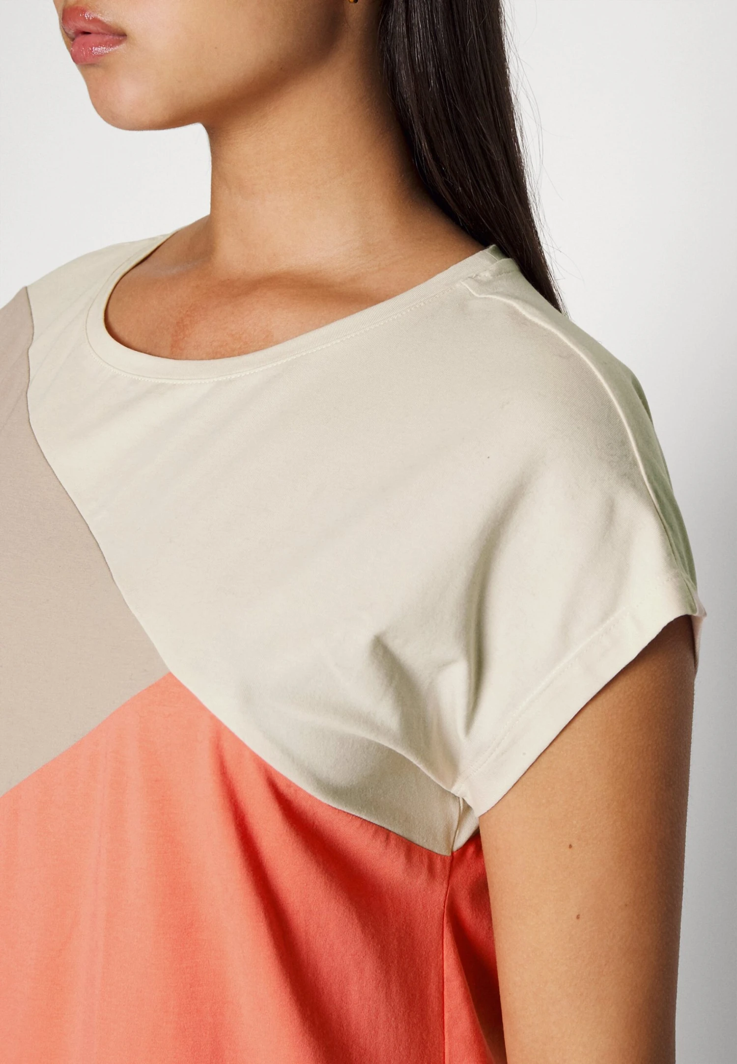 ESPRIT Colour Block Sus Ns Ss - Nachtjapon - Coral 5 ESPRIT Colour Block Sus Ns Ss - Nachtjapon - Coral - Afbeelding 5