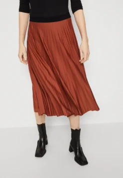 ESPRIT Plissee Skirt - Plooirok - Rust Brown -Esprit 58eb69fb287b453f833bedd86d78c4b1 scaled