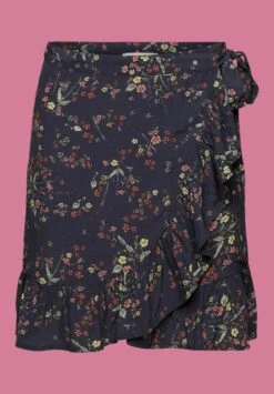 Edc By Esprit Light- A-Lijn Rok - Dark Blue -Esprit 598fd9e6788246b6a8dbd5541e0eb5f6