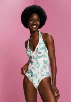 ESPRIT Recycelt Gemusterter Mit Bügel-Cups - Badpak - Khaki Green -Esprit 59e036d79f554e4db3aef783741f12a9