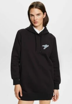 ESPRIT College - Gebreide Jurk - Black