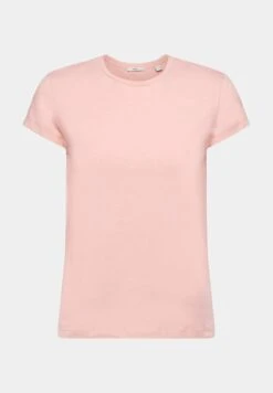 ESPRIT Mit Rundhalsausschnitt - T-Shirt Basic - Pink -Esprit 5f8a0fe650ff40e2b38fc35fdff5539b
