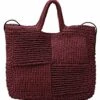 ESPRIT Mit Henkel In Optik - Strandaccessoire - Bordeaux Red