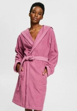 ESPRIT Mit Fixiertem Bindegürtel - Badjas - Blackberry