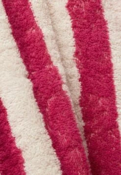 ESPRIT Gestreifter Unisex - Badjas - Cranberry -Esprit 6169516695824e289beda65a5fdb4800