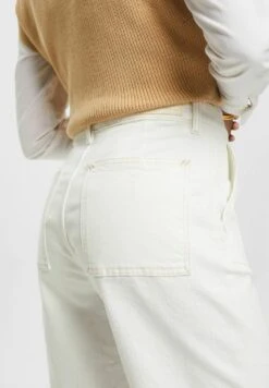 ESPRIT Mit Hohem Bund - Shorts - Off White -Esprit 618c8903d8b0466db2718d0d8ec6d5eb