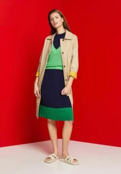 ESPRIT Ärmelloses Mit Rundhals - Gebreide Jurk - Dark Blue -Esprit 61a3f1bb51c34dbb878cb74f2b030e2a