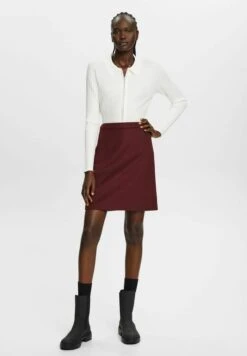 ESPRIT Regular Fit - A-Lijn Rok - Aubergine -Esprit 61f944fc19214f799bbbdd29c6221b40
