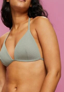 ESPRIT Recycelt Wattiertes - Bikinitop - Khaki Green -Esprit 62b29cc21f234e08a0e2145c85d01b9c
