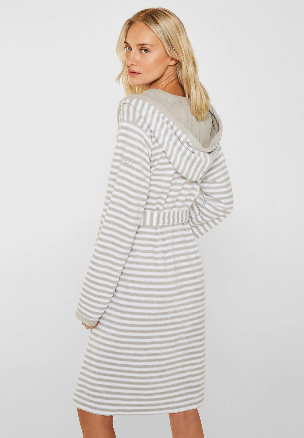 ESPRIT Fashion Bathrobe - Badjas - Stone 2 ESPRIT Fashion Bathrobe - Badjas - Stone - Afbeelding 2