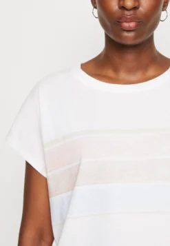 Edc By Esprit Crop Inside - T-Shirt Print - White -Esprit 64a7007004f547cc9b8518fe6bad06f2 scaled