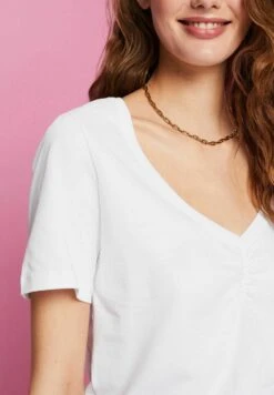 Edc By Esprit T-Shirt Basic - White -Esprit 66ace22eb00847c09be08a3932eb3037