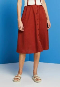 ESPRIT Light- A-Lijn Rok - Terracotta New 12 ESPRIT Light- A-Lijn Rok - Terracotta New -Esprit 66e2ed161b5c4d5cacb68d27e1d597fb