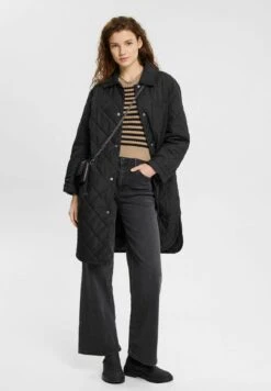 ESPRIT Gestreifter Mit Verkürzten Ärmeln - T-Shirt Print - Taupe -Esprit 6b5e9a99d4c14f1097c1b966f230601e