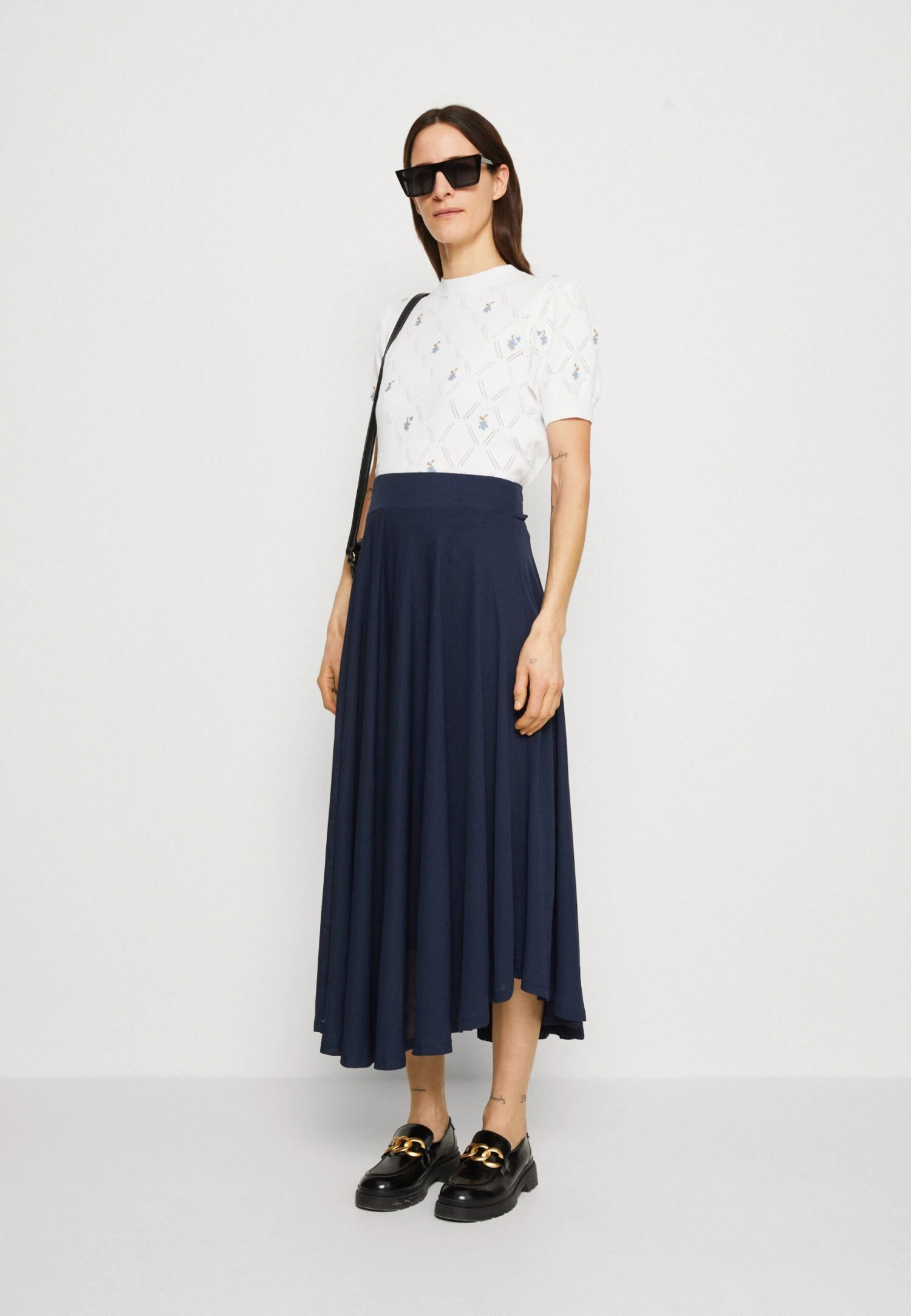 ESPRIT Long Skirt- Plooirok - Navy 2 ESPRIT Long Skirt- Plooirok - Navy - Afbeelding 2