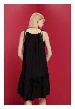 ESPRIT Träger Mit Gesmokten Details- Jurk - Black -Esprit 6ed788ac0c0c4c48938370ff0f7db9d5
